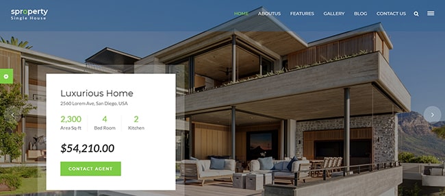 Mẫu website bất động sản đẹp